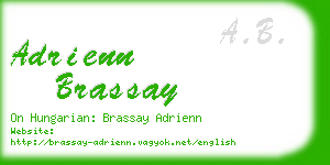 adrienn brassay business card